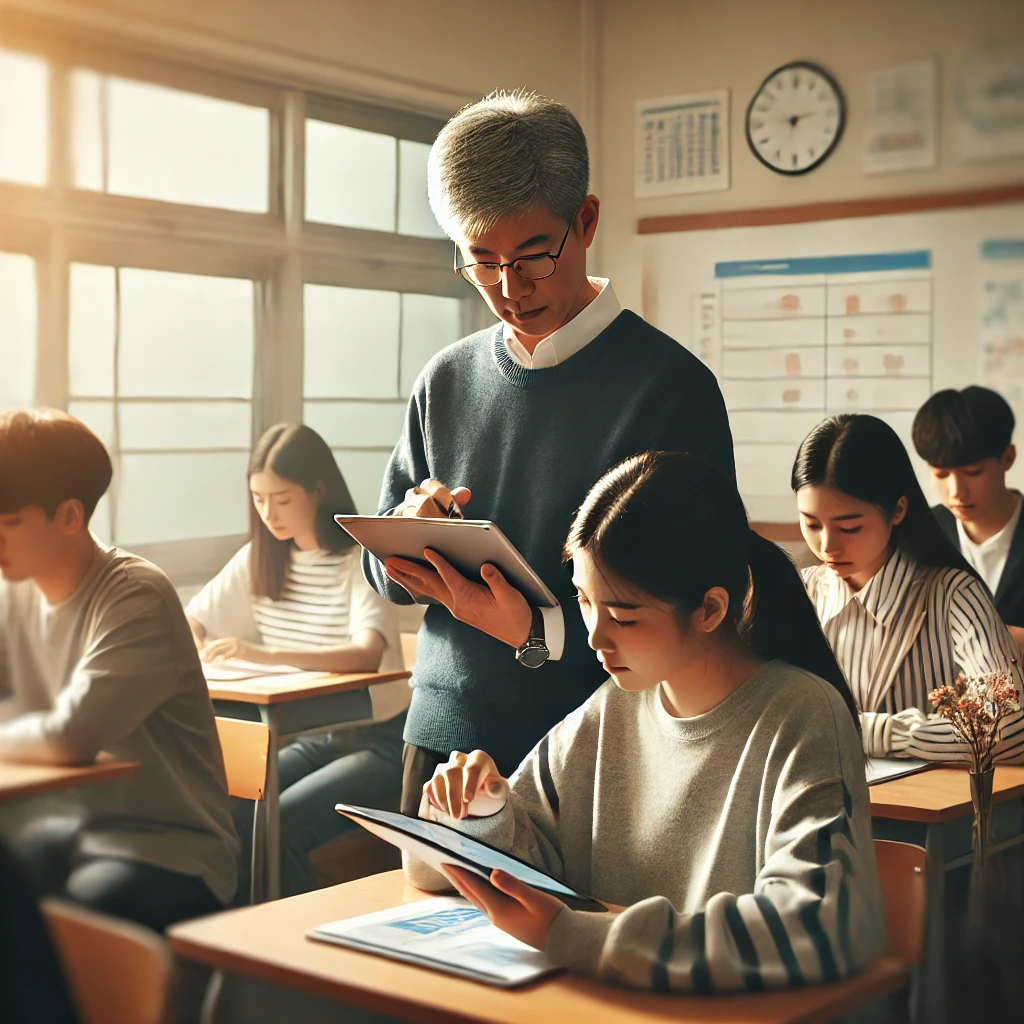 Classe moderne avec tablettes
